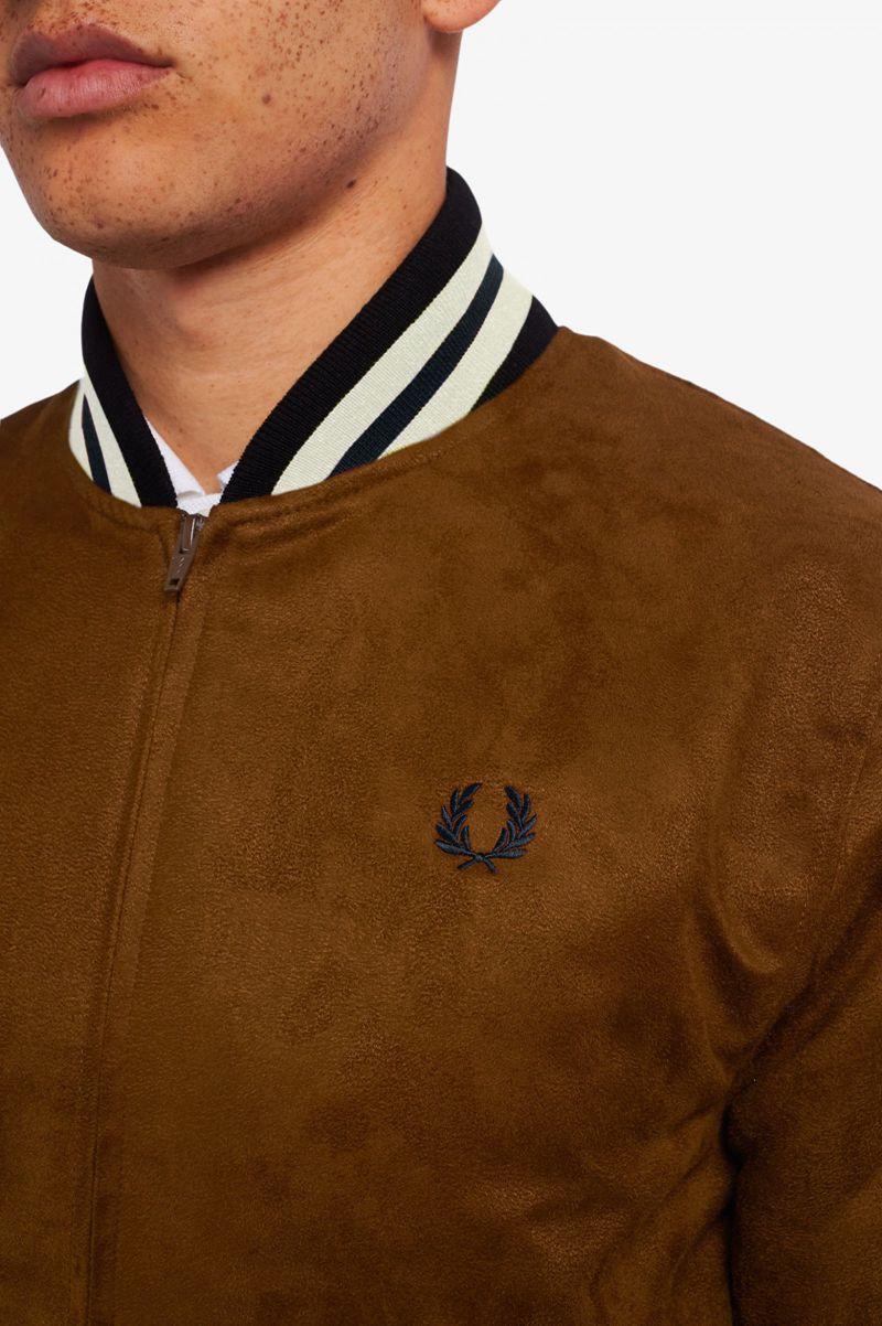 Dark Brown Fred Perry J2848 Men's Jackets | PH 1202PJJQ